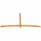 Ekena Millwork Bellingham Rough Sawn Timber Gable Bracket, Western Red Cedar, 108"W x 54"H x 2"D x 4"F, 12/12 Pitch GBW108X54X0204BEL00RWR - alternate 5